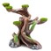 relaqcc Reptile Decor Aquarium Decorations Artificial Moss Resin Fish Tank Rocks Simulation Hollow Tree Leopard Gecko Trunk Accessories Aquarium ViewMedium