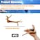 Hamiledyi 6PCS Aquarium Driftwood 68in Natural Spider Wood Branches Reptiles Aquarium Fish Tank Decoration Assorted