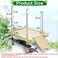 Keedolla Large Turtle Floating Basking Platform with Feeding Area Turtle Floating Docks Reptile Climbing Pier and Basking Platform for Tortoise Frogs Crabs and Salamanders