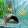 Oooct Extra Large Reptile Rock Hide Cave Resin Cave Aquarium Decorations Accessories Lizard Turtle Fish Hide Habitat 1023x944x57 Inches