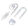 Yagote CO2 Diffuser Carbon Dioxide Glass Reactor U Shape Tube Set for Aquarium Plants TankCO2 Diffuser Set