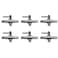 AQUANEAT Aquarium Control Valve Metal Stainless Steel Gang Valve Air Flow Distributor Splitter for Air Pump