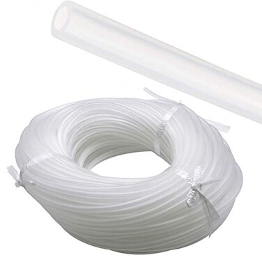 NACX 164Ft Aquarium Airline Tubing Soft Air Pump Hose for Fish Tank 4mm ID 6mm OD 50M Long Flexible Clear
