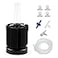 AQUANEAT Aquarium Air Powered Sponge Filter Fish Tank Bio Bubble Filter with Airline Tubing Valves Suction Cupup to 10Gal