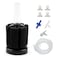 AQUANEAT Aquarium Air Powered Sponge Filter Fish Tank Bio Bubble Filter with Airline Tubing Valves Suction Cupup to 10Gal