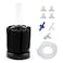 AQUANEAT Aquarium Air Powered Sponge Filter Fish Tank Bio Bubble Filter with Airline Tubing Valves Suction Cupup to 10Gal