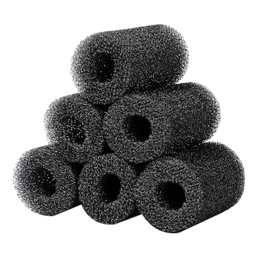 AQUANEAT 6Pack PreFilter Sponge for Aquarium Shrimp Fry Fish Tank Filter 1 Intake Replacement Foam Cover