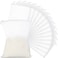 Geiserailie 15 Pcs Aquarium Filter Media Bags 150 Micrometer Fine Filter Bags Mesh Reusable with Zipper for Activated Carbon Resins 55 x 79 Inch