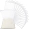 Geiserailie 15 Pcs Aquarium Filter Media Bags 150 Micrometer Fine Filter Bags Mesh Reusable with Zipper for Activated Carbon Resins 55 x 79 Inch