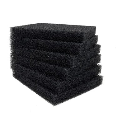 ALEGI Aquarium Bio Sponge Fitler Media 628 x 55 x 078 Inch Fish Tank Filter Cartridge Filter Foam Pad Inserts for ML350 6 Pack