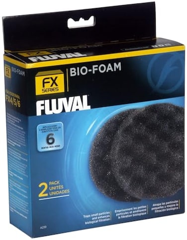 Fluval FX4FX5FX6 BioFoam Replacement Aquarium Filter Media 2Pack A239