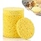 Cunhill 12 Pieces Hermit Crab Sea Sponges Unbleached Supplies for Maintaining Tank Humidity Pet Accessories Providing Nutrients