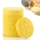 Cunhill 12 Pieces Hermit Crab Sea Sponges Unbleached Supplies for Maintaining Tank Humidity Pet Accessories Providing Nutrients