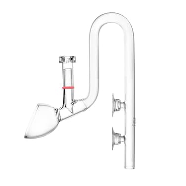 FJARDE Aquarium Glass Lily PipeUnique Outflow Surface SkimmerIdeal for Rimless Aquarium121216mm TubingCType Outflow 13mmStandardItem No1321C