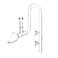 FJARDE Aquarium Glass Lily PipeUnique Outflow Surface SkimmerIdeal for Rimless Aquarium121216mm TubingCType Outflow 13mmStandardItem No1321C