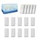 URUQ Fish Tank Filter Cartridge 15 Pack Aquarium Top Fin Filter Cartridges Replacement Aquarium Carbon Cartridge with Zeolite