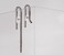 LANDEN 304 Stainless Steel Lily Pipes with Clamps for Rimless Glass Aquarium Inflow and Outflow Set Pipe Diameter 6mm