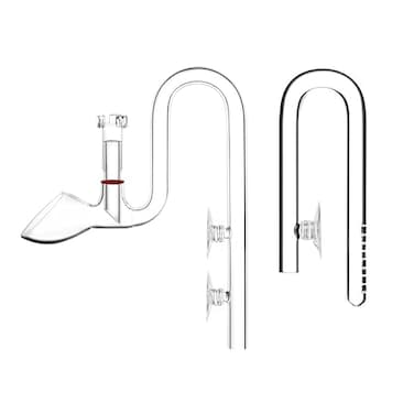 JARDLI Mini Skimmer Lily Pipe Outflow and Inflow Kit for Nano Planted Tanks 13mm for 12 id 1216mm tubing