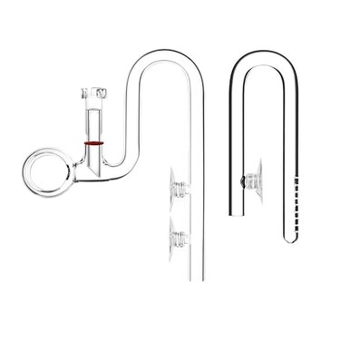 JARDLI Mini Lily Pipe Set Spin Outflow with Surface Skimmer and Inflow for Nano Long Shallow Tanks 13mm for 12 id 1216mm tubing