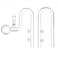 JARDLI Mini Lily Pipe Set Spin Outflow with Surface Skimmer and Inflow for Nano Long Shallow Tanks 17mm for 58 id 1622mm tubing