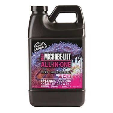 MICROBE-LIFT MICROBELIFT AllinOne Master Reef Supplement for Reef Environment Maintenance and Healthy Growth of Fish Tank Plants 64oz