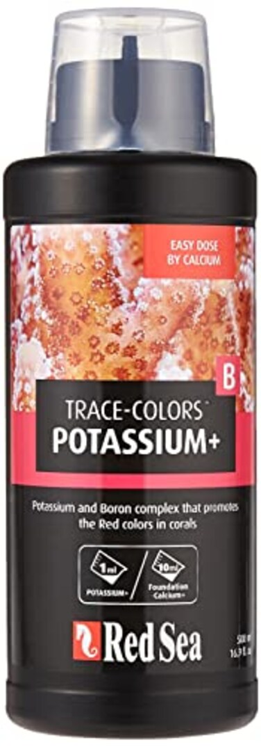 Red Sea Fish Pharm ARE22053 Reef Colors Potassium SupplementB for Aquarium 500ml