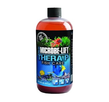 MICROBE-LIFT MICROBELIFT THERAPH16 TheraP Fish Care Treatment for Freshwater and Saltwater Home Aquariums and Tanks 16 Ounces