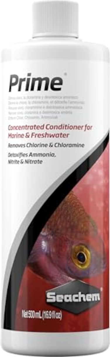 Seachem Prime Fresh and Saltwater Conditioner Chemical Remover and Detoxifier 500 ml