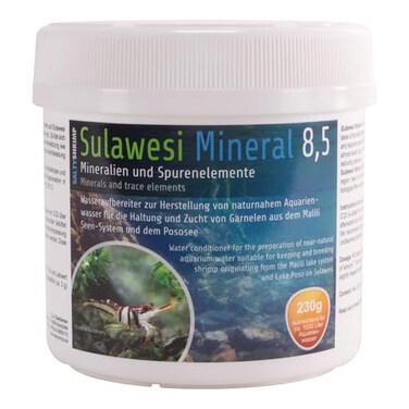 SaltyShrimp Sulawesi 85 Minerals and Trace Elements Cardinal Shrimp Tank 230g