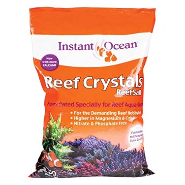 Instant Ocean Reef Crystals Reef Salt For 50 Gallons Enriched Formulation For aquariums