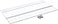 H2Pro 16 Glass Canopy 55 Gallon Aquarium Fish Tank 1528 x 756 x 016in