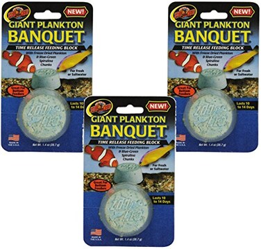 Zoo Med Laboratories Plankton Banquet Block Feeders Giant Size 3 Pack
