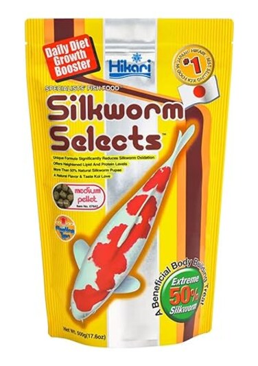 Hikari 042197 Silkworm Selects Koi Food One Size