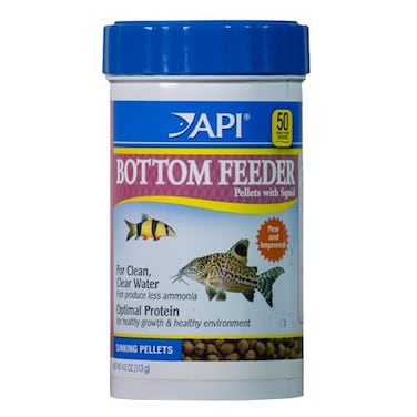 API BOTTOM FEEDER PELLETS WITH SQUID Fish Food 40Ounce Container