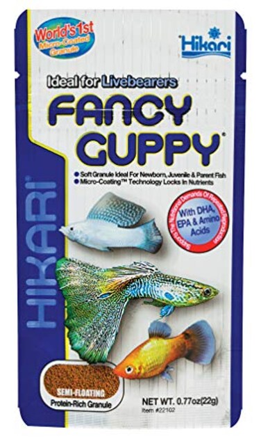 Hikari Tropical Fancy Guppy Fish Food 077 oz 22g