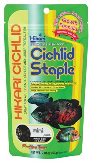Hikari 2Ounce Cichlid Staple Floating Pellets For Pets Mini