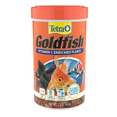 Tetra Goldfish Flakes Nutritionally Balanced Diet For Aquarium Fish Vitamin C Enriched Flakes 22 oz