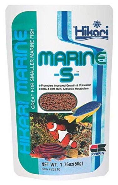 Hikari MarineS Pellets Fish Food for Smaller Marine Fish