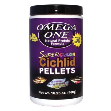 Omega One Super Color Sinking Cichlid Pellets 2mm Small Pellets 1625 oz