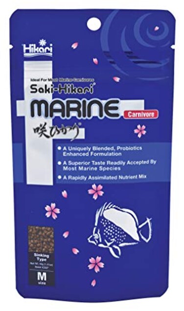Hikari 042220 Carnivore Medium Sinking Pellets Marine Fish Food One Size