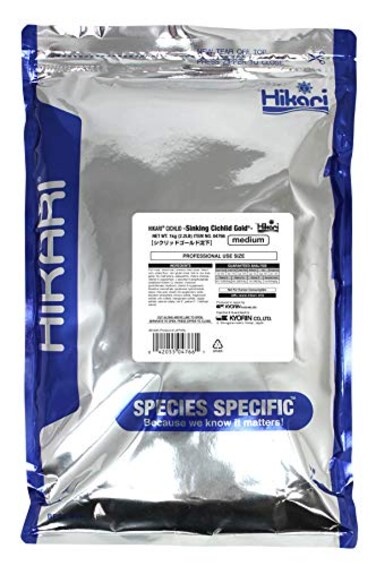 Hikari 22Pound Sinking Cichlid Gold Pellets for Pets Medium