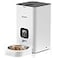 VOLUAS Automatic Cat Feeders Pet Food Dispenser for Dry Food Timed Cat Feeder with Desiccant Bag Programmable Portion Size Control 4 Meals Per Day 10s Voice Recorder