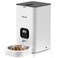 VOLUAS Automatic Cat Feeders Pet Food Dispenser for Dry Food Timed Cat Feeder with Desiccant Bag Programmable Portion Size Control 4 Meals Per Day 10s Voice Recorder