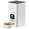 VOLUAS Automatic Cat Feeders Pet Food Dispenser for Dry Food Timed Cat Feeder with Desiccant Bag Programmable Portion Size Control 4 Meals Per Day 10s Voice Recorder