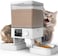 oneisall Automatic Cat Feeder for 2 Cats 20 Cups5L Automatic Cat Food Dispenser for Small Pets Indoor Timed Cat Feeder for Dry FoodWhite