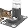 JUNSPOW Cat Water Dispenser with Placemat and Stainless Steel Bowl Automatic Gravity Water Dispenser for Cats or Small Medium Size Dogs Large Capacity Easy to Clean and Safe for Pets 4L