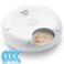 Casfuy Automatic Cat Feeder Cordless Automatic Cat Food Dispenser for Wet Moist Food with 4 Ice Packs Rechargeable Auto Feeder for Cats Small Dogs with Programmable Timer Low Battery Indicator