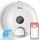 iPettie Stainless Steel Tray Version Donut Frost WiFi 6 Meal Automatic Wet Food Feeder with Ice Packs for Senior and Weak Pets App Control Programmable Timer Holds 6 x lb of Food White
