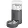 JUNSPOW Cat Water Dispenser and Stainless Steel Bowl Automatic Gravity Water Dispenser for Cats or Small Medium Size Dogs Large Capacity Easy to Clean and Safe for Pets