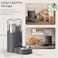 JUNSPOW Cat Water Dispenser and Stainless Steel Bowl Automatic Gravity Water Dispenser for Cats or Small Medium Size Dogs Large Capacity Easy to Clean and Safe for Pets